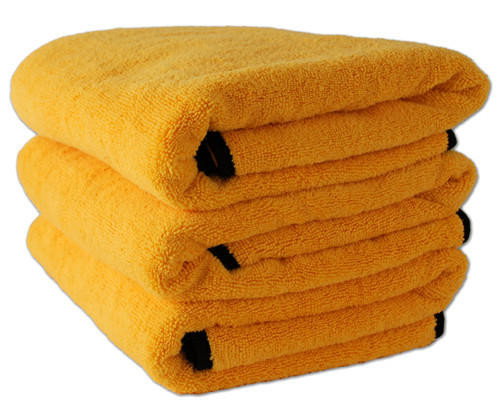 Image of Cobra 3 Pack Gold Plush Microfiber Towels 16 x 24 Inch