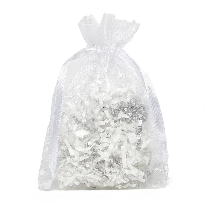 12 x 14 White Sheer Organza Bag