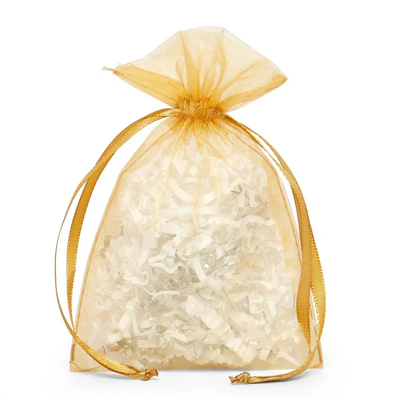 12 x 14 Gold Sheer<br>Organza Bag