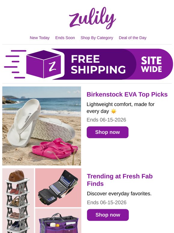 💜 Birks, swim & summer essentials