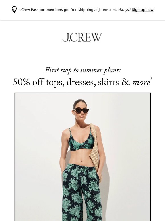 Inside: 50% off tops, skirts, dresses & more