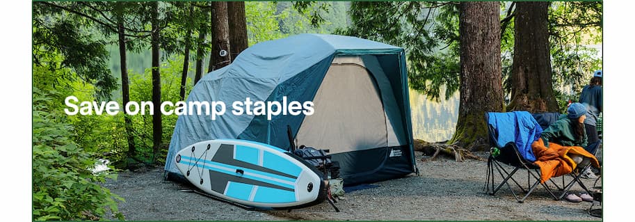 Save on camp staples