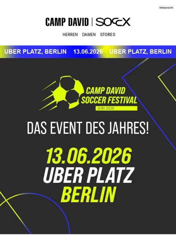 CAMP DAVID Soccer Festival – das Event des Jahres! ⚽