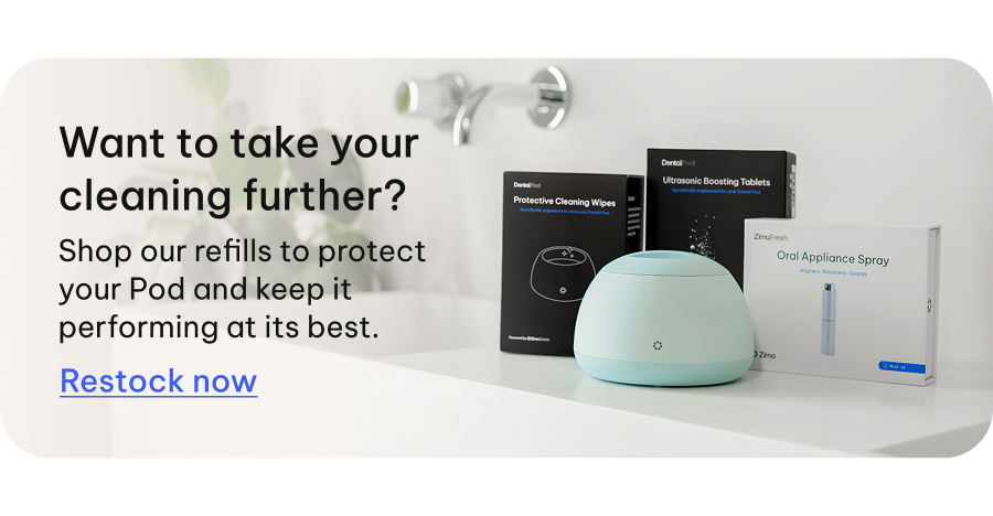 Want to take your cleaning further? Shop our refills to protect your Pod and keep it performing at its best. [Restock now]