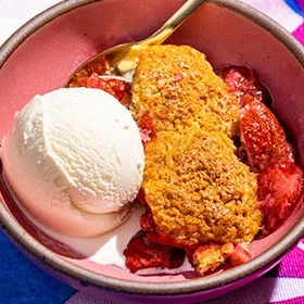 Strawberry Cobbler
