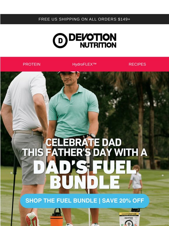 🎉 Celebrate Dad with 20% OFF Dad's Fuel Bundle!