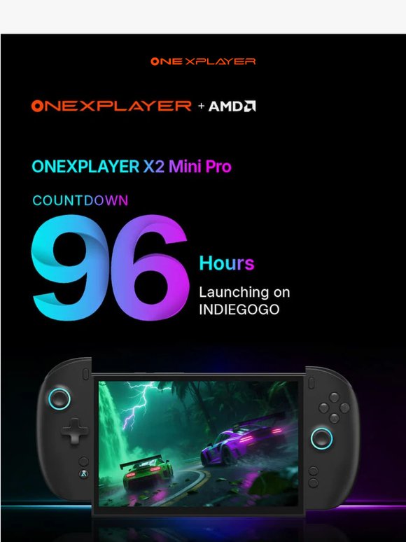 ⏳ 96 Hours Left — ONEXPLAYER X2 Mini Pro is Launching on Indiegogo!