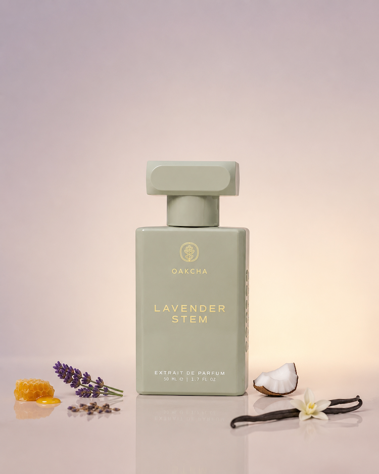 Lavender Stem Perfume Bottle