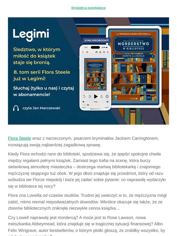 🕵️‍♀️ Morderstwo w bibliotece, czyli nowe śledztwo Flory i Jacka