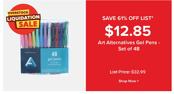 Art Alternatives Gel Pens - Set of 48
