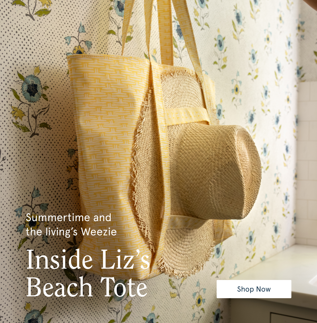 Inside Liz's Beach Tote