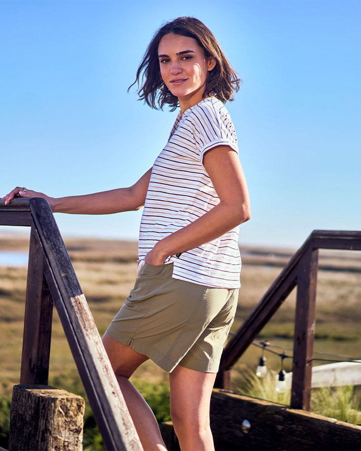 Women's Shore T and Wander Shorts