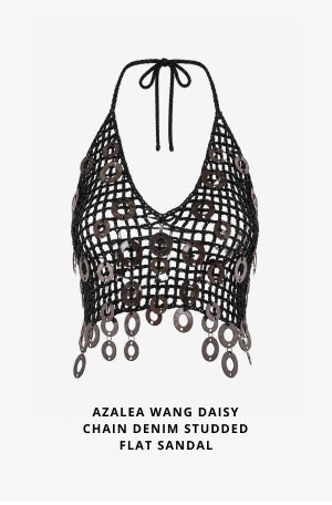 DESERT DANCER CROCHET HALTER TOP