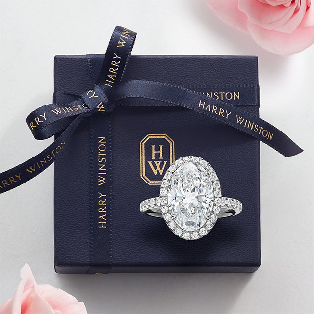 The One Oval-Shaped Diamond Micropavé Engagement Ring
