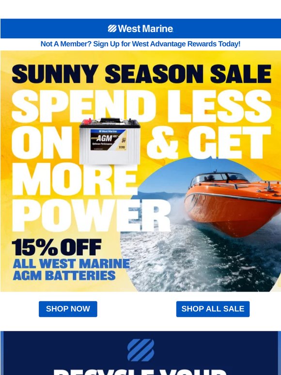 Save on Batteries. Spend More Time on the Water.