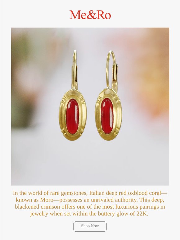 The Mystery of Oxblood Coral & 22K Gold  ❤️‍🔥
