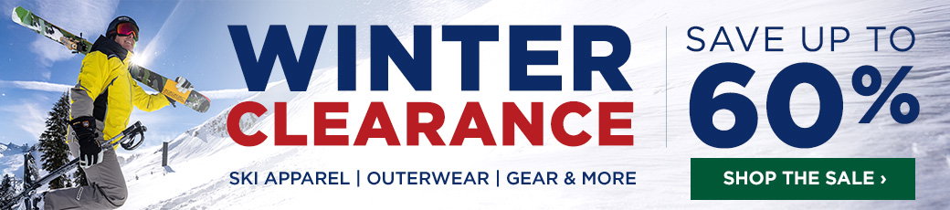 Winter Clearance: Save up to 60% Off