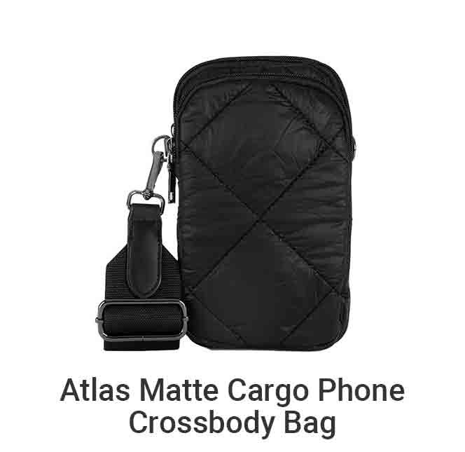 Atlas Matte Cargo Phone Crossbody Bag