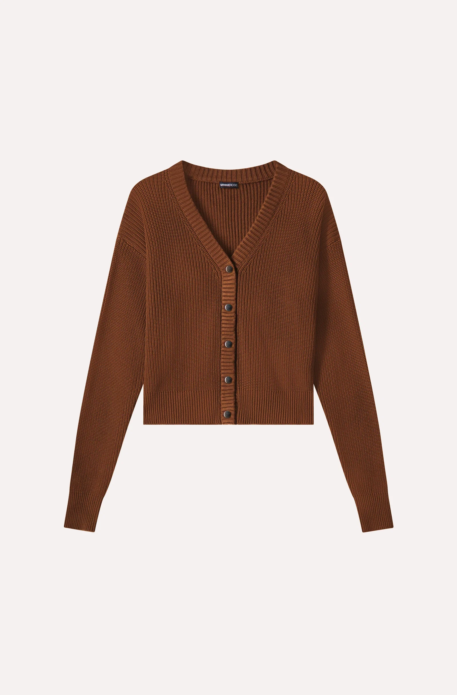 Image of Cotton Shaker Crop Cardigan
