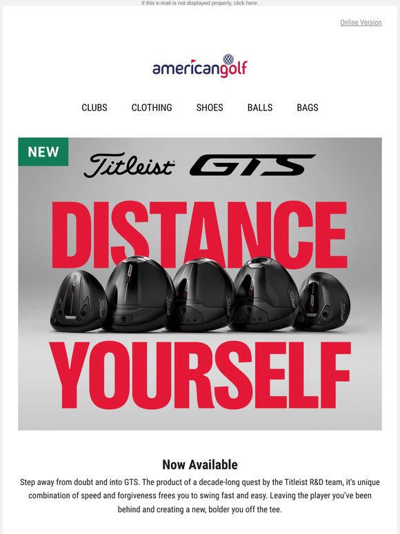 The Wait Is Over. Titleist GTS Is Here.