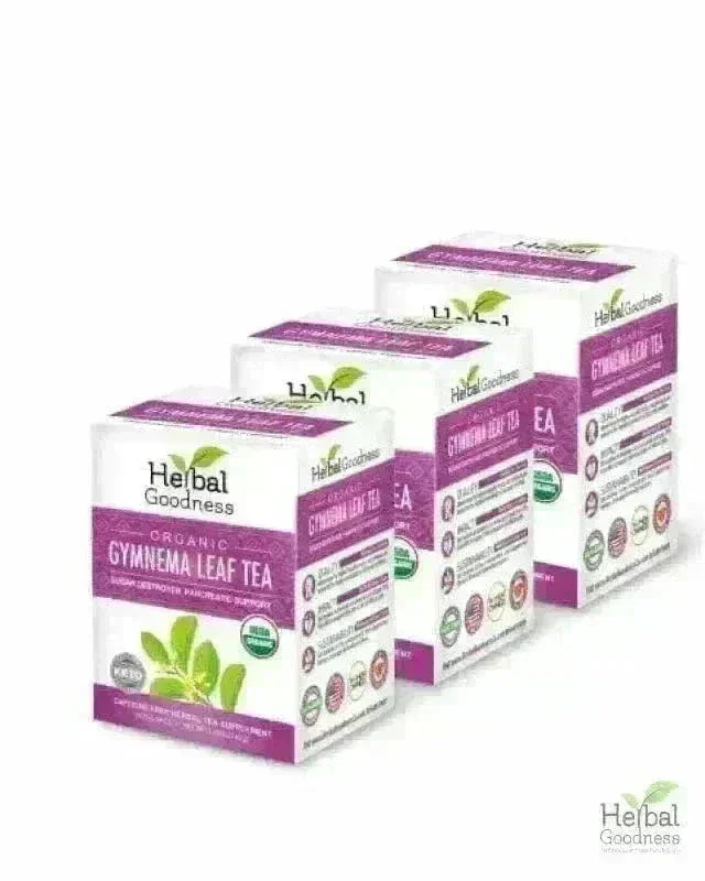 Image of Gymnema Leaf Tea Organic 24 Bags | Metabolism & Blood Sugar Support