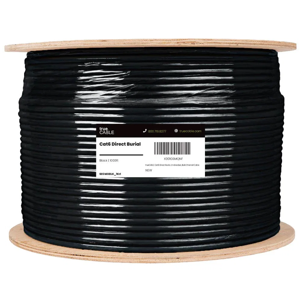 Image of Cat6 Direct Burial Ethernet Cable｜Unshielded