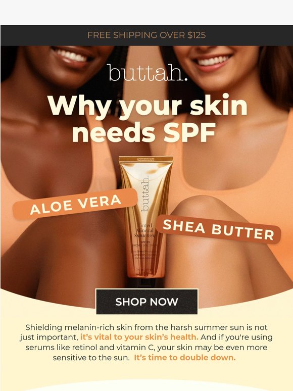Don’t skip the SPF