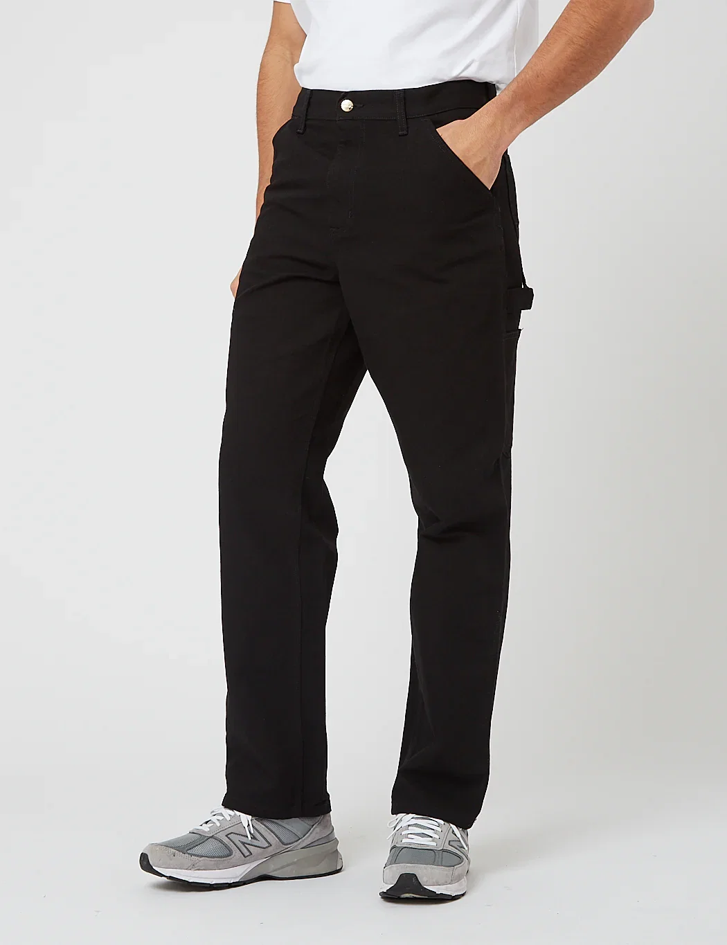 Image of Carhartt WIP Single Knee Pant Black