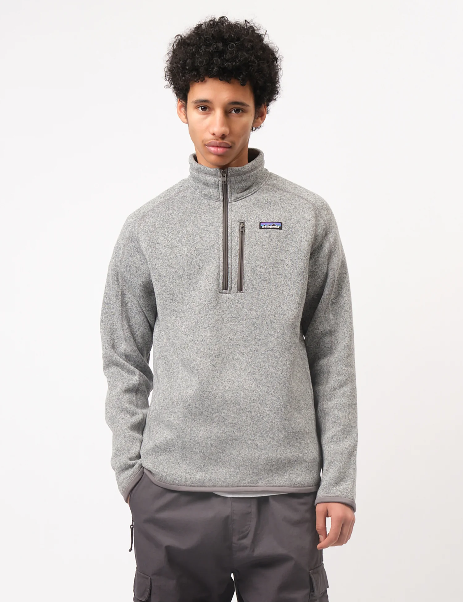 Image of Patagonia Better Sweater 1/4 Zip Grey
