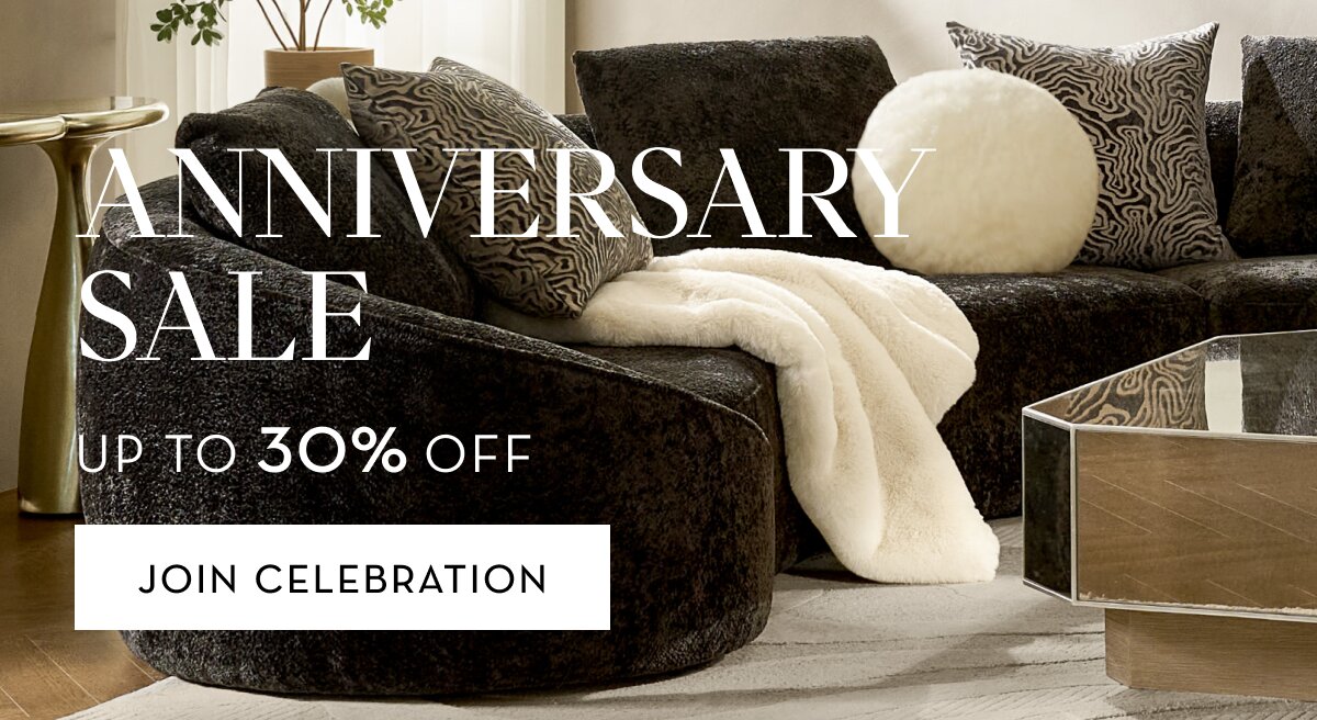 Anniversary sale up to 30% off