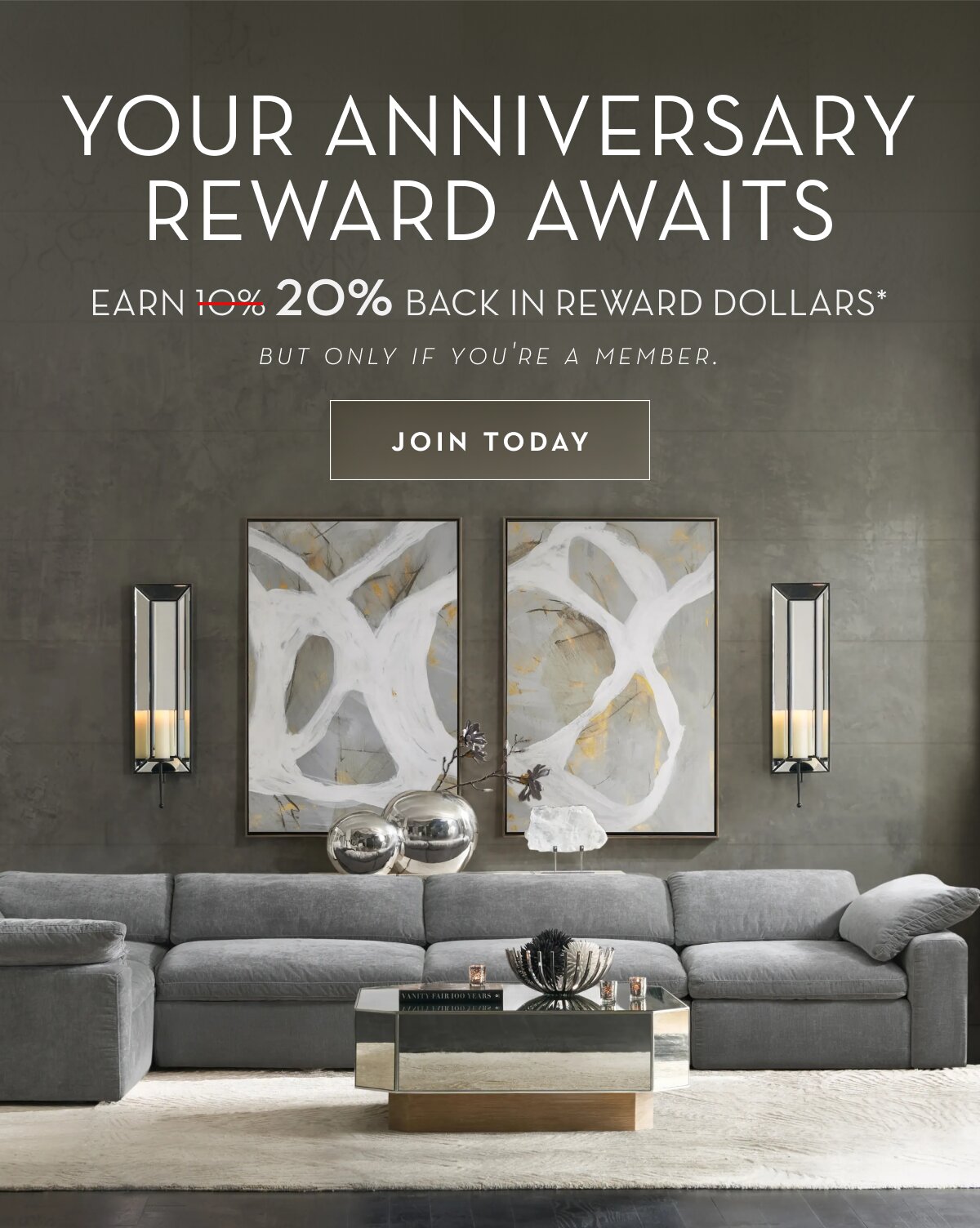 Join to claim your 20% cash back and free gift
