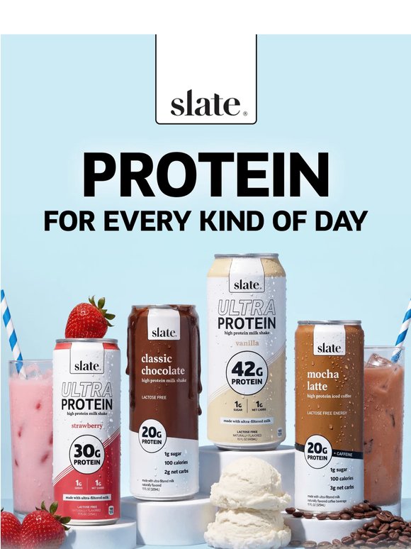 Protein that actually fits your day ☀️