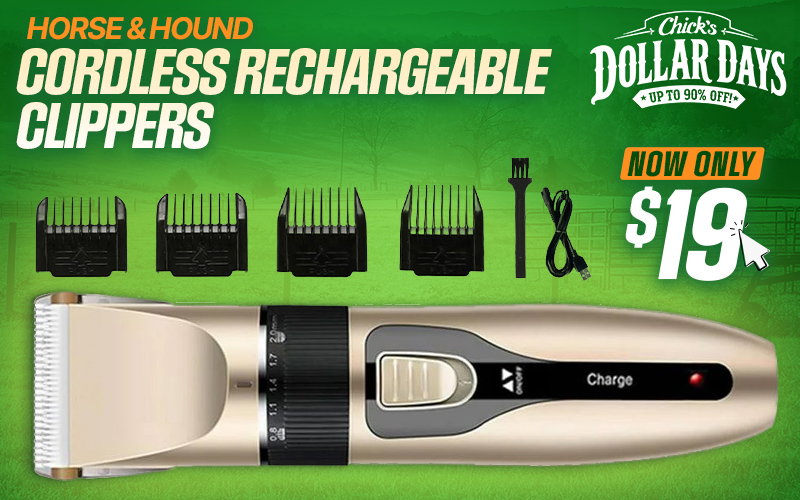 Cordless Rechargeable Clippers $19 - Dollar Days Deal!