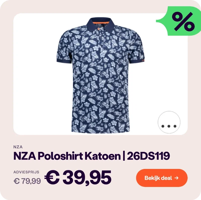 NZA print polo