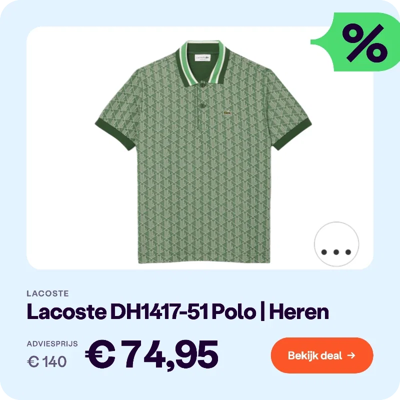 Lacoste Heren Poloshirt