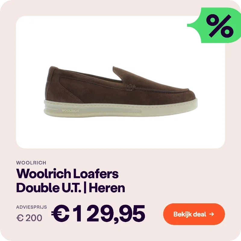 Woolrich Double U Slip-on Loafers Heren