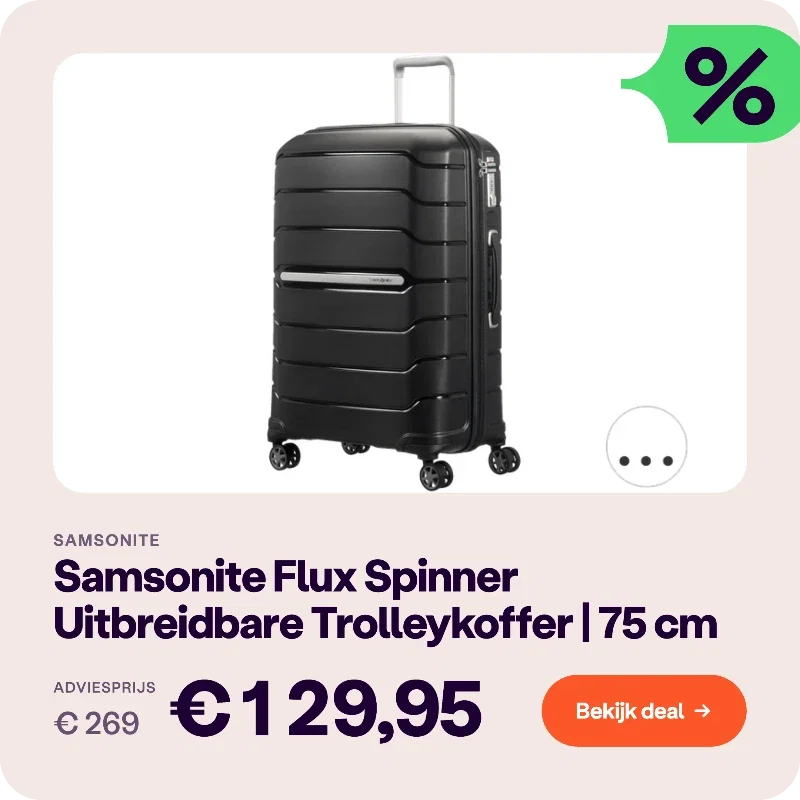 Samsonite Flux Spinner Uitbreidbare Trolleykoffer 75 cm