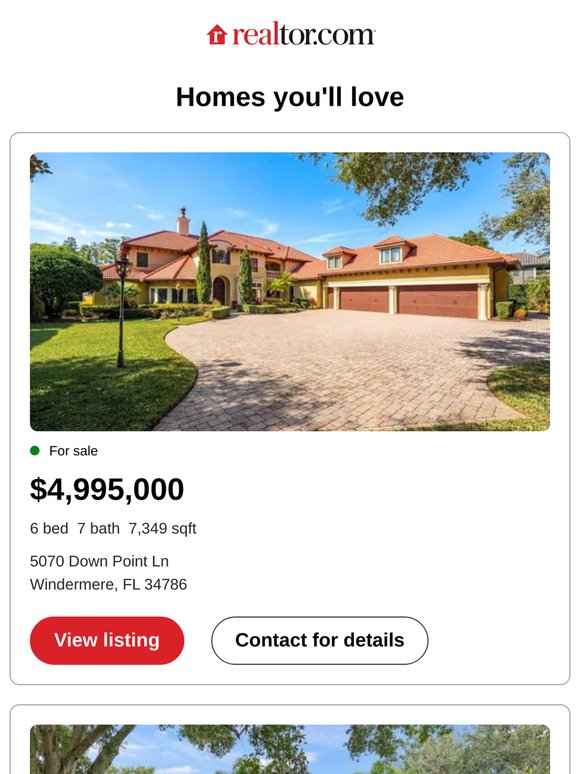 Recommended homes for you
