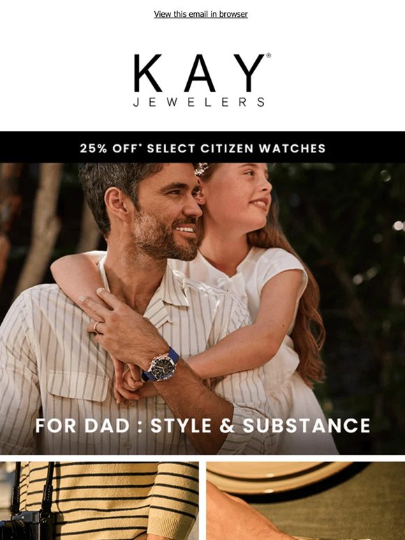 For Dad ⌚ 25% OFF* Select Citizen Watches