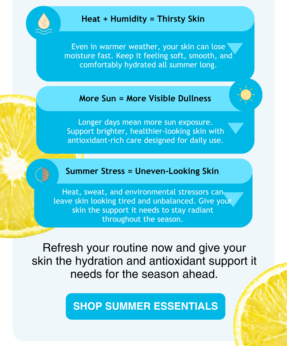 Refresh your routine now