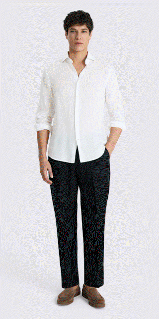 White Linen Shirt