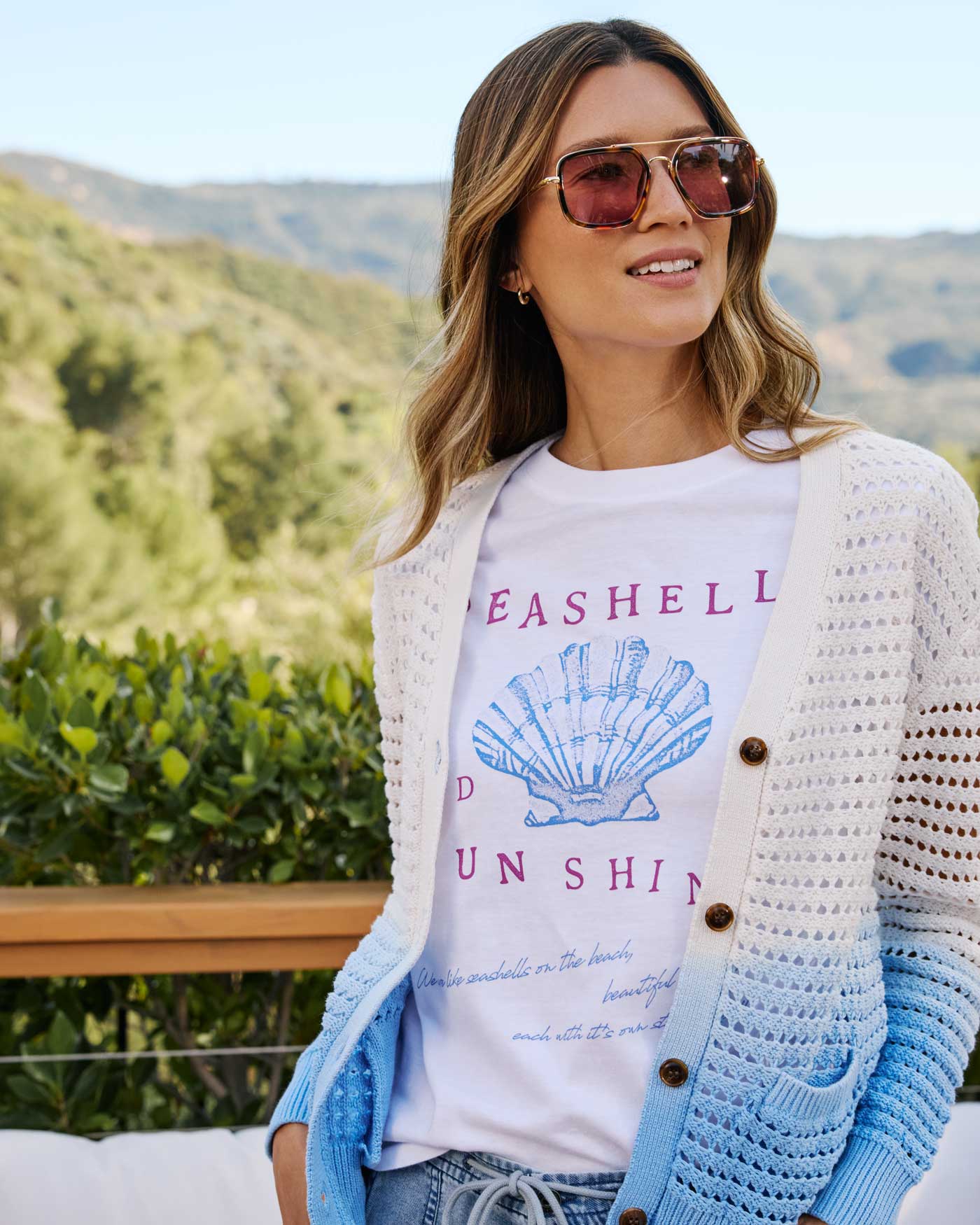 Image of SEASHELLS AND SUNSHINE TEE