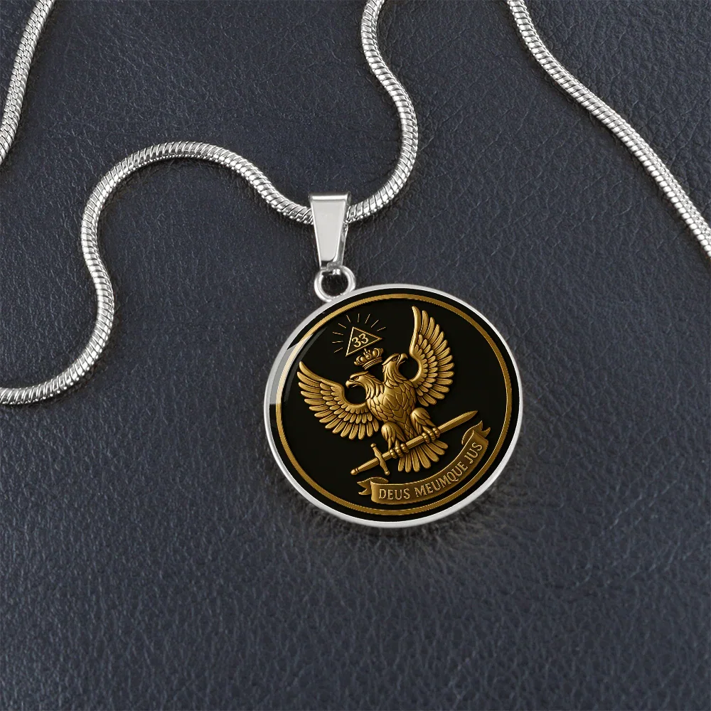33rd Degree Scottish Rite Necklace - Personalized