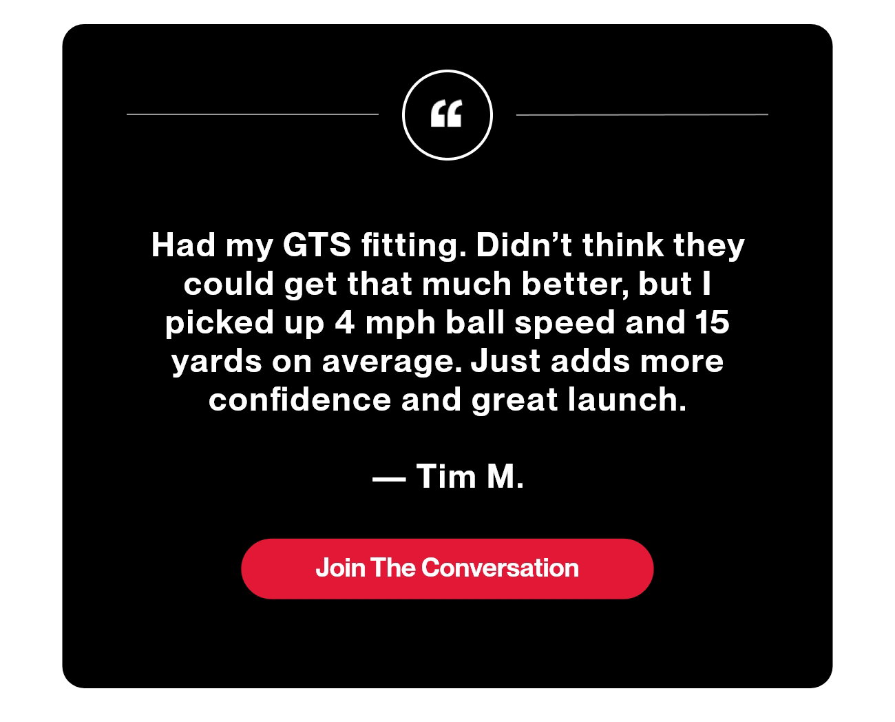 GTS Testimonial