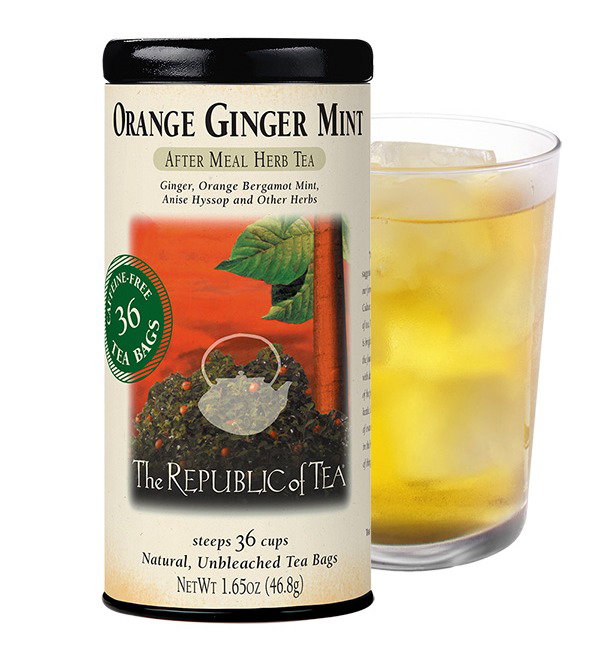 Orange Ginger Mint Herbal Tea Bags