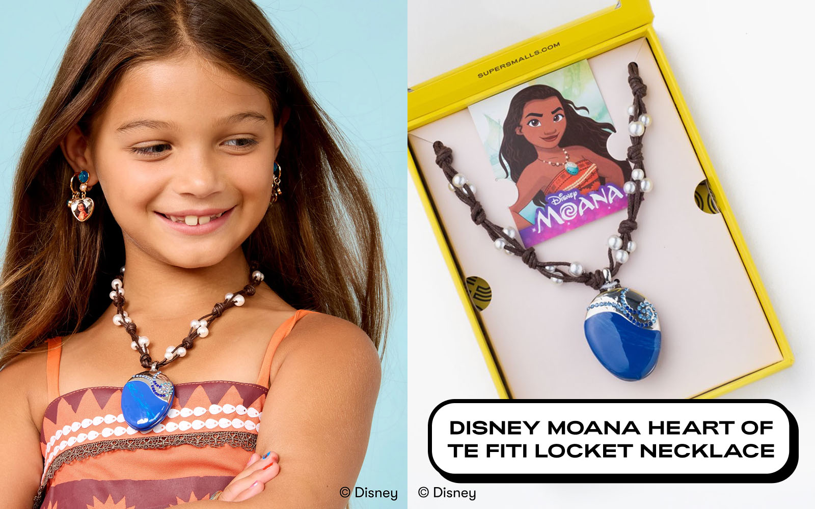 Disney Moana Heart of Te Fiti Locket Necklace