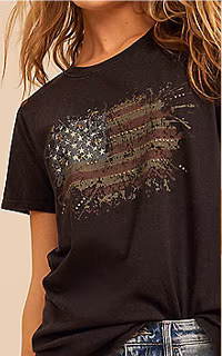 Model wearing maurices clothing.
