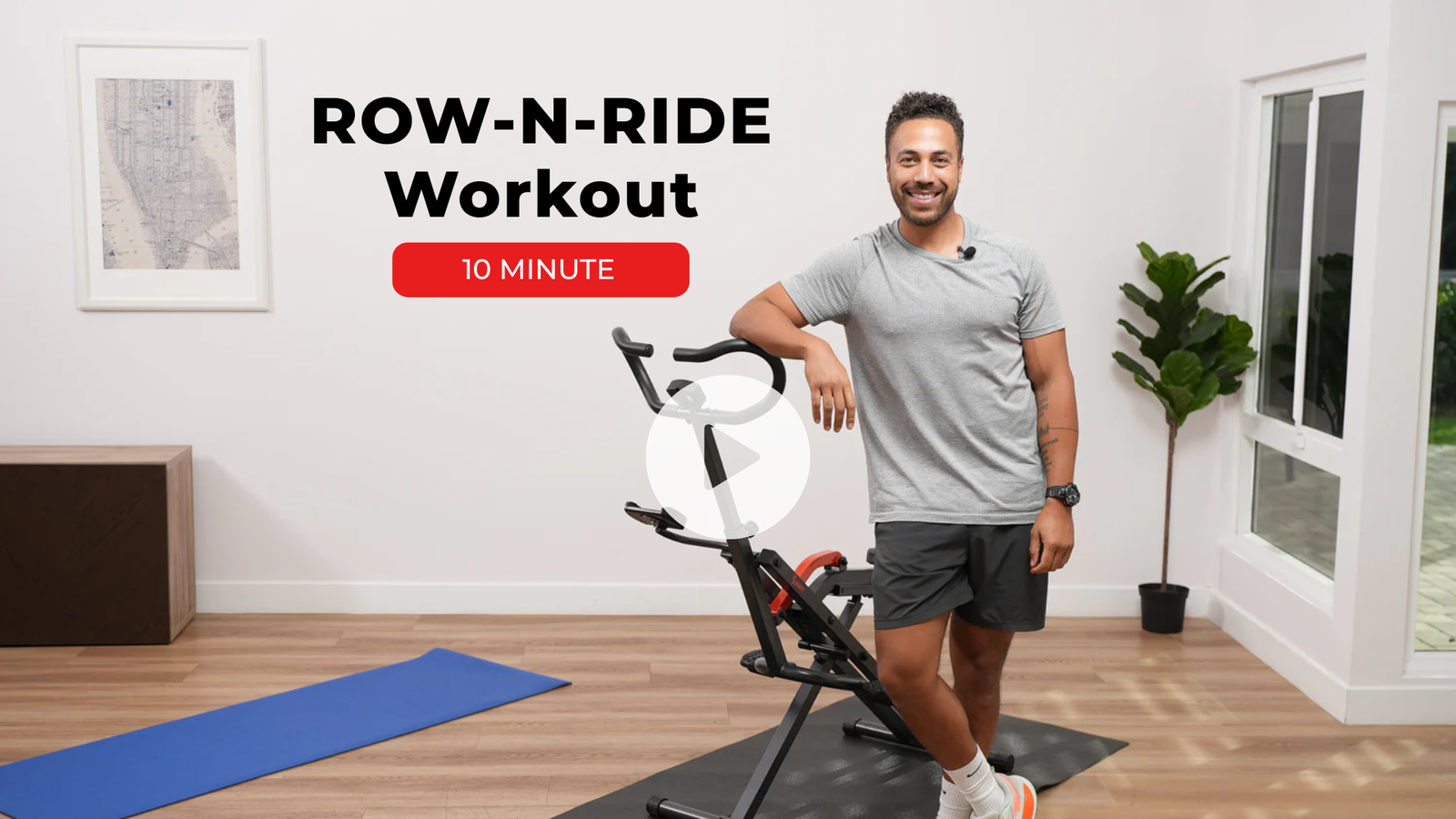10 minute row-n-ride workout