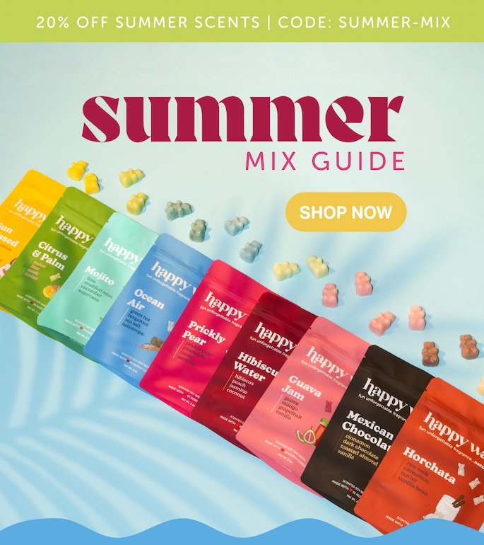 summer mix guide. 20% off summer scents | code: SUMMER-MIX 