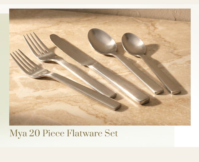Mya 20 piece Flatware Set